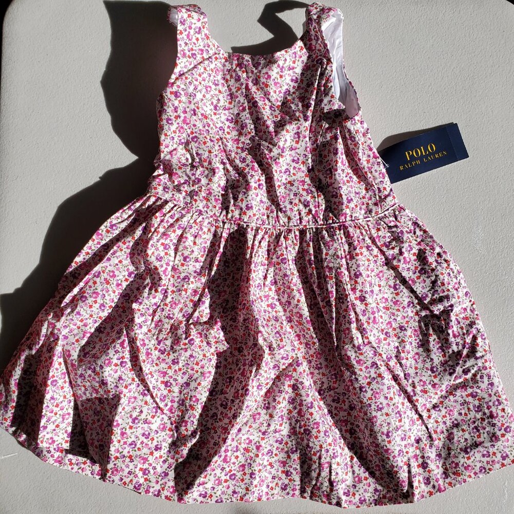 Ralph Lauren Girls 2T Floral Sundress Brand NEW Pink Purple Red